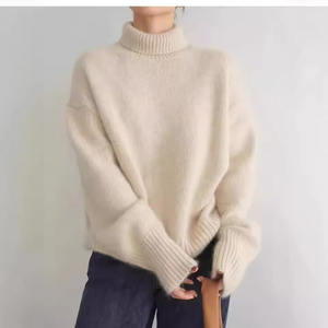 Collection Hiver Pulls en Cachemire pour Hommes 100% Cachemire Tricoté Séchage Rapide Respirant Anti-Froissage Logo Avant - Product Image 5