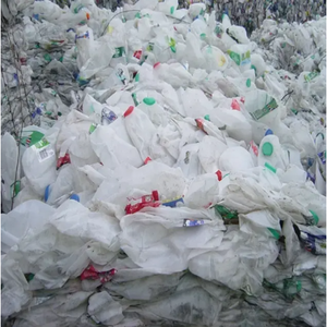 Déchets de bouteilles de lait en HDPE en vrac Application de film à bas prix - Product Image 2