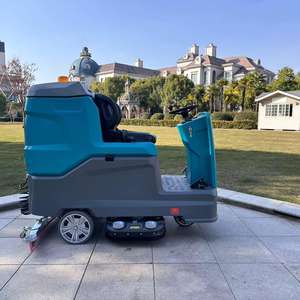 Electric Tile & Hard Floor Scrubber for Sale New <b>Plastic</b> Cleaning Machine for Hotels - Product Image 2