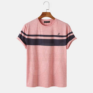 เสื้อยืดผู้ชายลายสีทึบระบายอากาศได้ดีดีไซน์โลโก้ตามสั่ง - Product Image 1