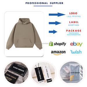 Sudaderas con Capucha de Algodón de Alta Calidad, Lisas, con Logotipo Personalizado, Estilo Urbano, Fabricante al por Mayor, 450G, Gruesas, para Hombre - Product Image 4