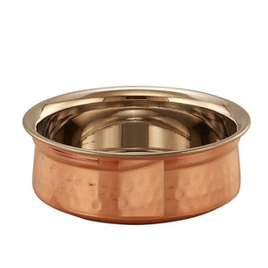 Utensilios de cocina indios auténticos Handi chapados en cobre Heritage para restaurantes y hogares, utensilios de cocina para restaurantes - Product Image 5