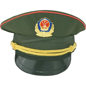 Gorra de Visera de la Armada China, Capitán de la Marina, Comandante, Gorras Completas con Correa Ajustable, Logotipo Bordado, Algodón y Poliéster de Alta Calidad - Product Image 2