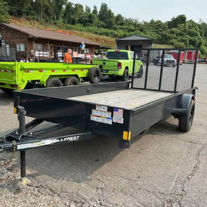 Nuevo Remolque Utilitario de Eje Único de 77x14, Remolque de Tractor de Servicio Pesado con Estructura de Acero y Puerta de Rampa para Transporte de Equipos - Product Image 6