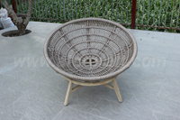 Modern konfor Rattan hasır oturma odası sandalyeleri Papasan sandalye halat ahşap çerçeve ve yüksek kaliteli yastık ile Viet Nam