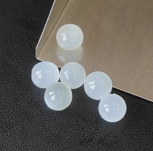 Esfera de bolas redondas de piedra lunar blanca genuina de 10mm, cuentas individuales sin perforar, joyería DIY, piedras preciosas, calidad superior suelta Natural - Product Image 3