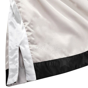 Shorts de boxe personnalisés pour hommes tissu satiné impression de haute qualité pour les combats professionnels en anneau hommes Jiu Jitsu Kimono Shorts de boxe - Product Image 4