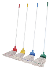 Accessoires ménagers en stock, serpillière à extrémité coupée, matériau durable, écologique, auto-essoreuse, serpillière à boucles de haute qualité, plateau en plastique pour - Product Image 5