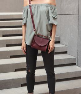 Anti-Theft Designer Genuine <b>Leather</b> Crossbody Sling <b>Bag</b> with Zipper Closure Customizable Color & Logo Unisex Model LCS-0041 - Product Image 6