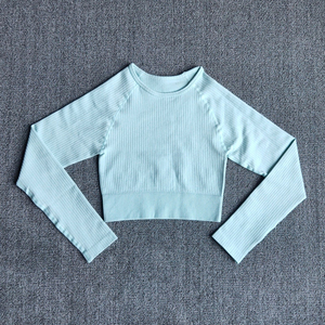 Sujetador deportivo de un hombro, mallas onduladas, conjunto de entrenamiento deportivo para gimnasio, ropa activa para gimnasio, conjuntos de Yoga para mujer - Product Image 4