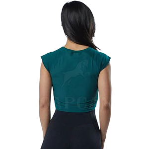 Capcan International's XL Talla 100% Algodón Camisetas de mujer Ecológico Botón de invierno Hip Hop Fitness Set Nuevos diseños personalizados - Product Image 2