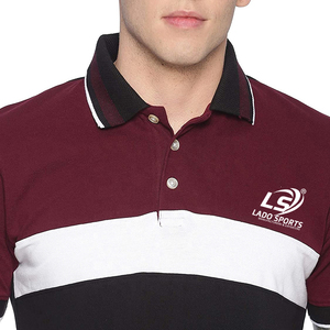 เสื้อโปโลผู้ชายสไตล์ยอดนิยมทำจากวัสดุผ้าใบคุณภาพสูงทำจากโรงงาน - Product Image 6