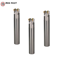 Porte-fraise à queue EMRW6R 2T 3T pour usinage CNC, queue de fraisage anti-vibration, insert RPMT1204, acier 42CrMo