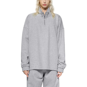 เสื้อสเวตเชิ้ตหนานุ่มพรีเมียมสำหรับฤดูหนาว แบบยูนิเซ็กซ์ คอเต่า ผ้าฝ้าย 100% สกรีนลายปักโลโก้ตามสั่ง - Product Image 1