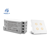 MakeGood Australie Standard Bord de fuite Gradation Max 400W Tuya App Contrôle sans fil Smart Zigbee Dimmer Light Switch Module