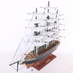 Gia nhien เรือจำลองทำจากไม้ sark ดีไซน์ตามสั่งขนาด40ซม. วัสดุโลหะงานฝีมือคุณภาพสูงสำหรับใช้เป็นของขวัญ - Product Image 4