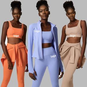 Vêtements de fitness leggings de sport pour femmes collants leggings de yoga à poches souples - Product Image 1