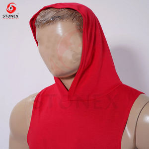 Wholesale <b>Sleeveless</b> <b>Hoodie</b> Casual Solid Color <b>Hoodie</b> Hip Hop Adults Gym <b>Sleeveless</b> <b>Hoodie</b> - Product Image 6