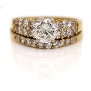 แหวนหมั้นทอง18K กำหนดเองได้รับการรับรองจาก IGI แหวนแฟชั่นคลาสสิกสำหรับปลูกในห้องปฏิบัติการคุณภาพสูง - Product Image 1