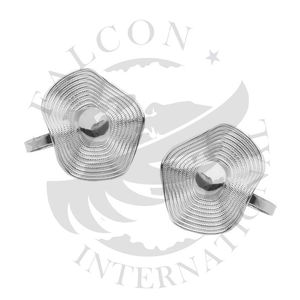 Décor de table unique en métal de luxe avec finition personnalisable-Porte-serviettes artisanal pour les fêtes - Product Image 1