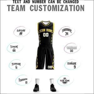 เสื้อบาสเก็ตบอลผ้าเจอร์ซีย์พิมพ์ลายซับลิเมตใส่ได้รวดเร็วแห้งเร็วขนาดพลัสไซส์ดั้งเดิมกำหนดได้เอง - Product Image 6