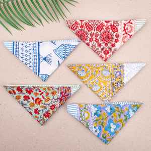 Pañuelos de Algodón Hechos a Mano, Pañuelo para el Cuello, Pañuelo para el Cabello de Playa, Regalo Ecológico - Product Image 3