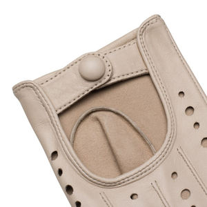 Guantes de conducción de cuero marrón claro de nuevo estilo, equipo deportivo de moda para exteriores con diseño personalizado - Product Image 5