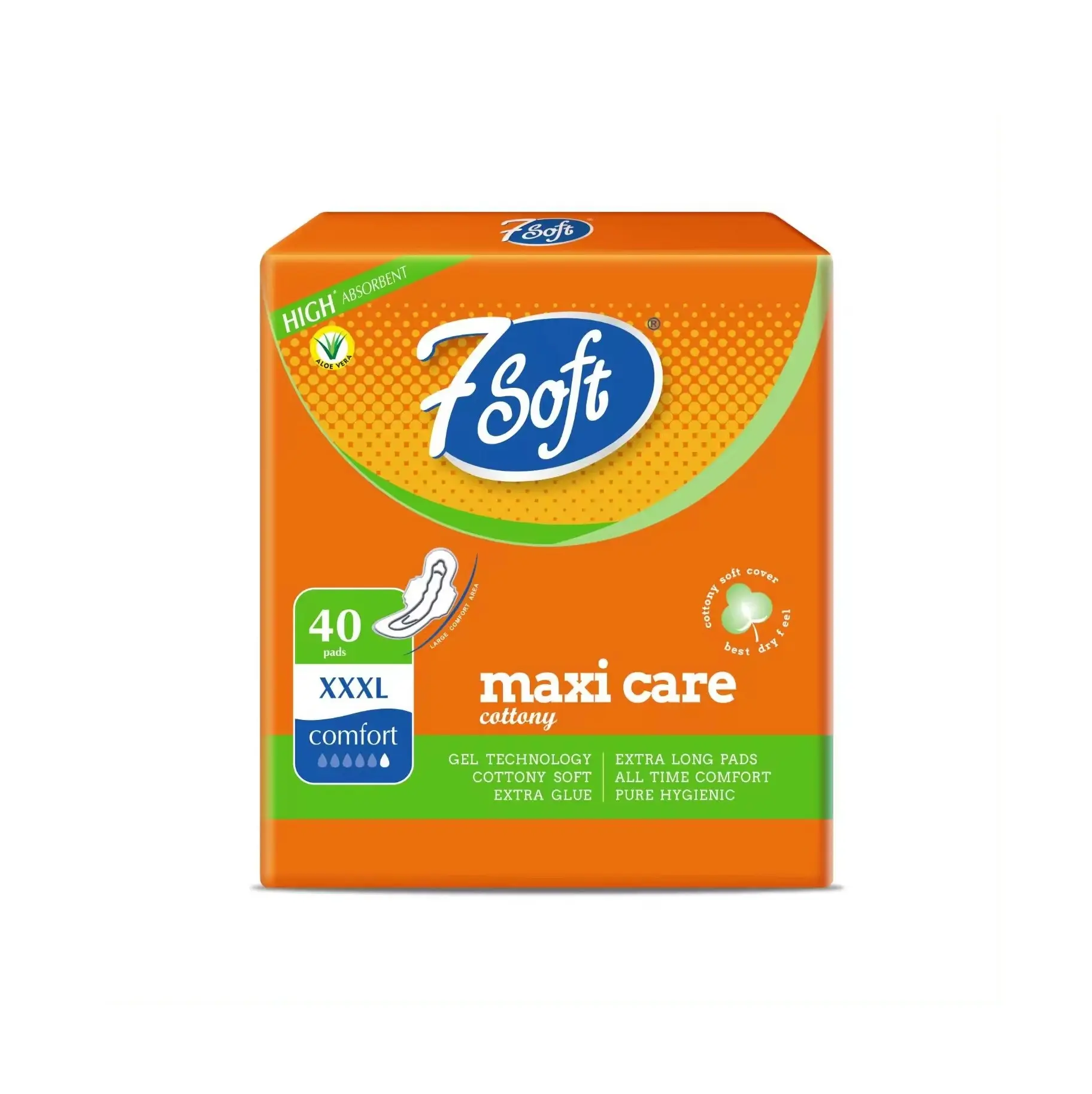 Damenhygienemittel Sanitäre Windel XXXL Maxi-Pflege Sanitäre Polster für Mädchen Menstruation Gebrauchsmatten mit individualisierter Verpackung