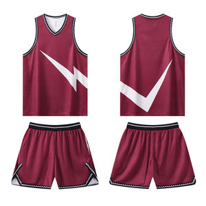 Conjunto de Camiseta y Pantalones Cortos de Baloncesto de Secado Rápido, Transpirable y de Alta Calidad al por Mayor - Product Image 3