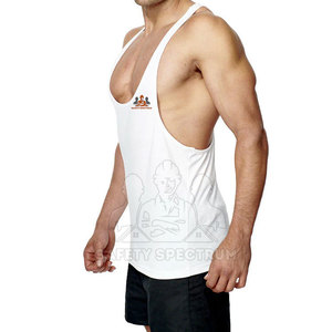 Low Price High Quality Men's Casual Knitted <b>Stringer</b> <b>Vest</b> Summer Wear Breathable Quick Dry 100% Cotton - Product Image 4