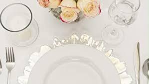 จานรองอาหารสแตนเลส จานตกแต่งสำหรับงานแต่งงาน จานรองอาหารสำหรับโรงแรมและร้านอาหาร - Product Image 4