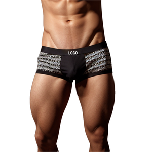 Top Sell Boxer sportivi intimo intimo nero Boxer slip per il ragazzo per gli uomini <span class=keywords><strong>Sexy</strong></span> ragazzo Boxer slip - Product Image 6