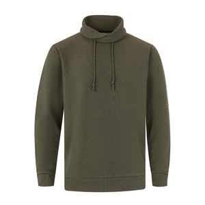 Pulls à capuche texturés pour hommes Fabricants de vêtements personnalisés Sweat à capuche en éponge française pour hommes Épaule tombante de haute qualité, grande taille - Product Image 5