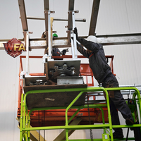 Ligne d'équipement d'abattage de bovins halal avec certification CE, machine d'abattage de bétail, dispositif de boucherie de viande de bœuf, usine de transformation de viande de bœuf