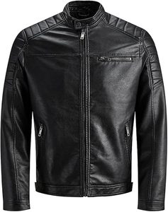 Wholesale Winter Warm <b>Men</b> Leather <b>Jacket</b> Casual Wear <b>Men</b> Leather <b>Jacket</b> In Reasonable Genuine Leather <b>Jacket</b> for <b>Men</b> - Product Image 1