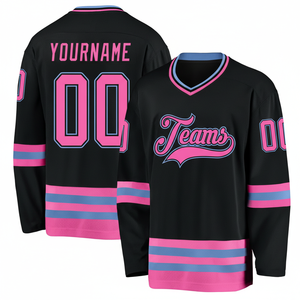 Uniforme de Hockey sobre Hielo al por Mayor, Jersey de Hockey con Logotipo Personalizado, Precio de Fábrica, Ligero, Transpirable, de Secado Rápido, Poliéster - Product Image 2