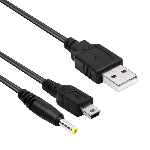PSP Charger Cable, Portable Charger PSP Power Cord for Charging PSP 1000 2000 3000