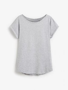 Camiseta de Mujer de Alta Calidad en Poliéster/Algodón, Personalizada, Corte Ajustado, Casual, Elástica, Anti-Pilling, Cuello Redondo, Tejido Sólido, Manga Corta - Product Image 6