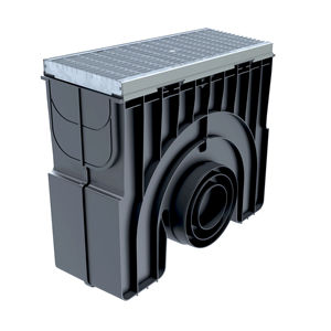Unidad de Sumidero EVOMAX 150 HDPE B125 de Diseño Moderno, Certificación CE Italiana de Alta Calidad, Garantía de 2 Años, Technodrain - Product Image 1