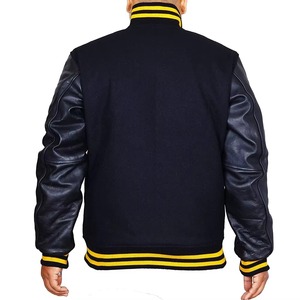 Custom Made Premium Quality <b>Men's</b> Varsity <b>Jacket</b> <b>Long</b> Sleeve Canvas <b>Jacket</b> in Adult Size Fully Customized for Sale - Product Image 5
