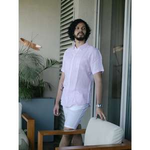 Short Sleeve Linen <b>Shirt</b> for Men Oversized Summer <b>Shirt</b> Lightweight, Comfortable Linen Wear Casual Men's <b>Shirt</b> - Product Image 4