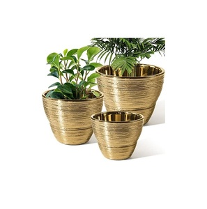 Top Trending Most Popular Antique Design Floor Planter Indoor Living Room Decoration Handmade Balcony Metal Flower <b>Pot</b> - Product Image 1