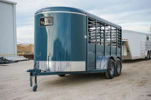 รถพ่วงปศุสัตว์สำหรับงานหนักที่ดีที่สุดพร้อมกรอบเสริมสำหรับการใช้งานที่ทนทานความยาว16FT ความปลอดภัยสูงรับประกัน1ปี - Product Image 3