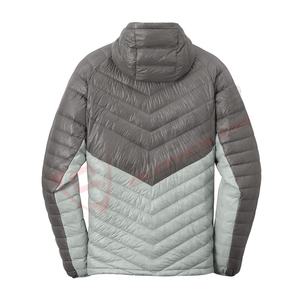 Veste d'hiver pour homme imperméable à l'eau, à motifs patchwork, réversible, rembourrée, à capuche, en tissu bouclé, neuve, prête pour l'extérieur - Product Image 2