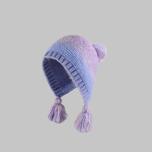 Dernier modèle Design Vêtements décontractés Bonnet de ski doux et chaud pour la neige Bonnet en tricot avec pompon pour femmes Chapeau Hip Hop Jacquard respirant - Product Image 4