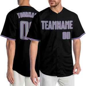 Livraison rapide Impression personnalisée Tenue de maillot de baseball pour hommes Prix bon marché Vêtements de softball bleus avec sublimation Tenue de haute qualité - Product Image 6
