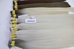 Extensions de cheveux en vrac de qualité de luxe Cheveux vietnamiens Double noyade 100 grammes Couleurs claires 10 pouces - Product Image 3
