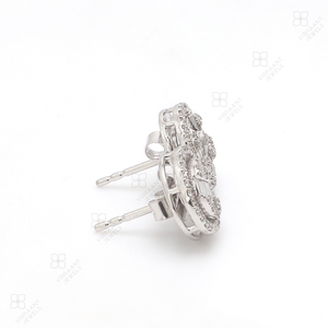 Boucles d'oreilles en diamant naturel en or massif 14 carats de haute qualité Offre Spéciale - Product Image 3