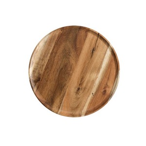Bandeja Redonda de Madera de Acacia Rústica Personalizada PARA EL Hogar, Hotel, Restaurante, Desayuno, Pizza, Café, Comida - Product Image 1