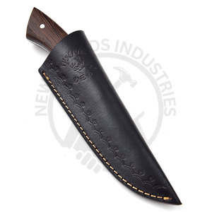 มีดสกินเนอร์ญี่ปุ่นทำมือ ขายดี เหล็กดามัสกัส 1095 คาร์บอนสูง ผสมโลหะ 15N20 ตีขึ้นรูปด้วยมือ ด้ามไม้ สำหรับงาน DIY และ OEM - Product Image 6